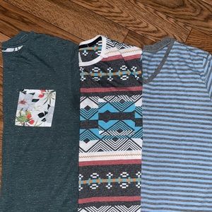 Bundle of 3 PACSUN Mens Graphic Tees